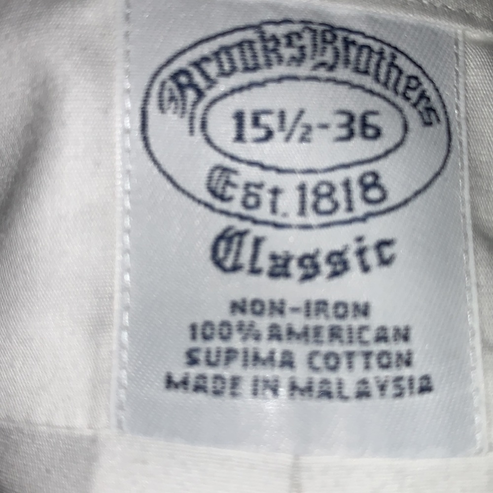 Brooks Brothers Classic Non-Iron French Cuff Dress Shirt - Picture 9 of 9